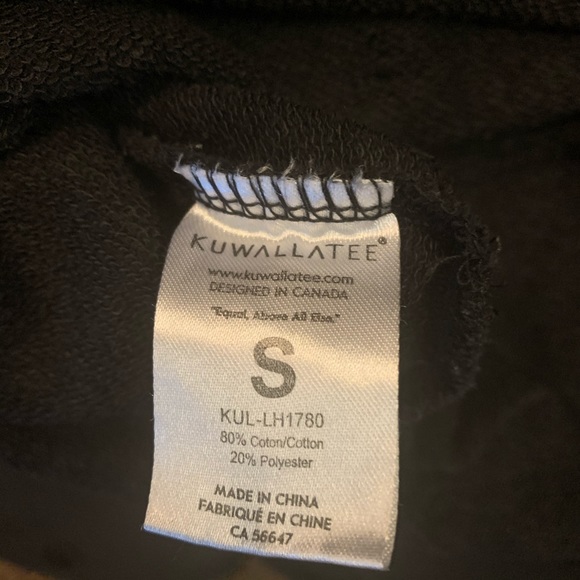 KUWALLA TEE Black LASHES hoodie Small - Picture 12 of 13